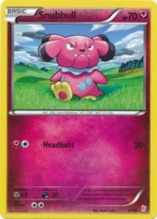 Snubbull (#27) 027  XY Trainer Kit Sylveon & Noivern - Common