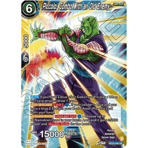 Dragon Ball Super Perfect Combination - Piccolo, Combo With an Old Enemy BT23-048 SR