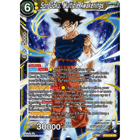 Dragon Ball Super Perfect Combination - Son Goku, Multiple Awakenings  BT23-109 SR