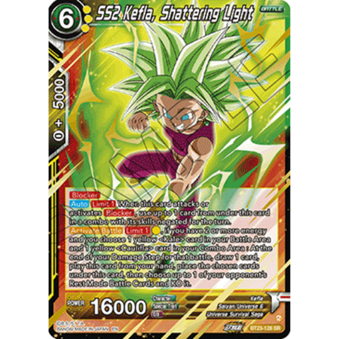 Dragon Ball Super Perfect Combination -SS2 Kefla, Shattering Light  BT23-128 SR