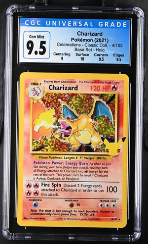 2021 Charizard Celebrations - Classic Coll. CGC 9.5