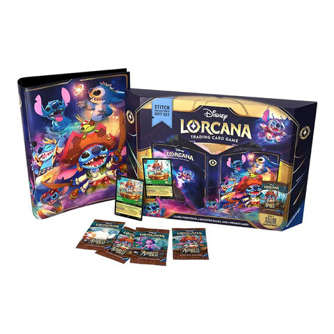 DISNEY LORCANA TCG SERIES 6 AZURITE SEA STITCH COLLECTOR'S GIFT SET
