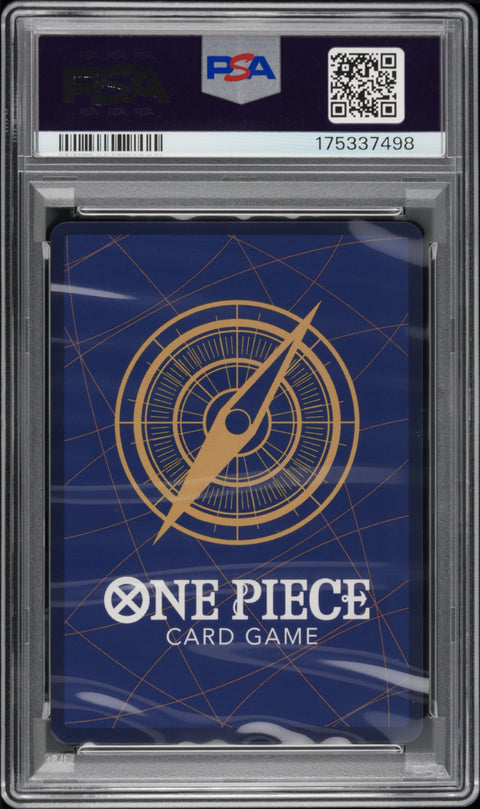 2025 ONE PIECE OP11-A FIST OF DIVINE SPEED #119 MONKEY D. LUFFY 3RD ANNIVERSARY-GOLD PSA 10