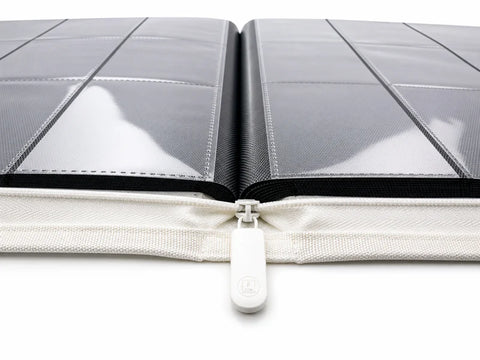 Golden Series - 9 Pocket Zip Binder in White
