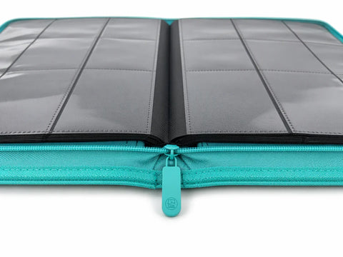 Golden Series - 9 Pocket Zip Binder in Turquoise