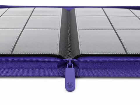 Golden Series - 9 Pocket Zip Binder in Purple