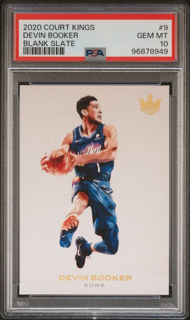 2020 PANINI COURT KINGS BLANK SLATE #9 DEVIN BOOKER BLANK SLATE PSA 10