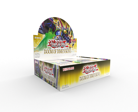 YuGiOh Doom Of Dimensions - 9 x Card Booster Pack