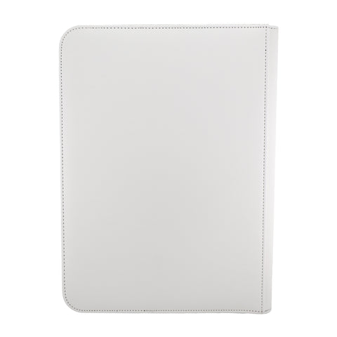 Golden Series - 9 Pocket Zip Binder in White