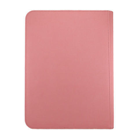 Golden Series - 9 Pocket Zip Binder in Pink