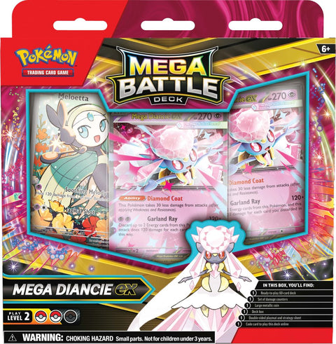 Pokémon TCG: Mega Battle Deck—Mega Gengar ex / Mega Diancie ex
