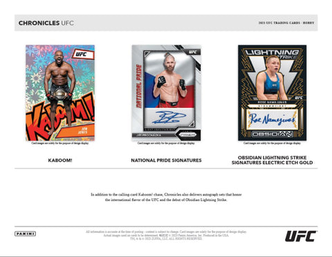 UFC - 2023 Chronicles UFC Hobby Trading Cards