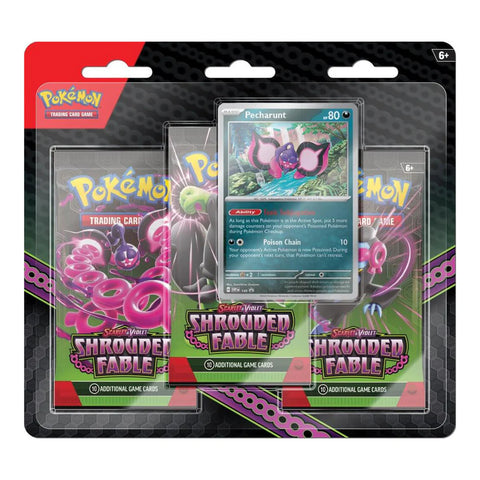 Scarlet & Violet Shrouded Fable 3 Pack Blister POKEMON TCG