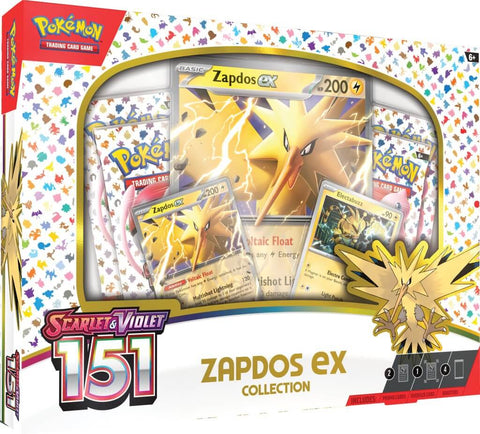 [PRE-ORDER] POKÉMON TCG Scarlet &amp; Violet 151 Collection—Zapdos ex