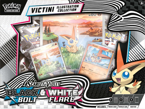Pokemon Trading Card Game: Scarlet and Violet Black Bolt and White Flare Victini Illustration Collection