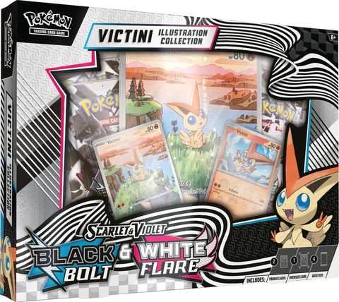 Pokemon Trading Card Game: Scarlet and Violet Black Bolt and White Flare Victini Illustration Collection
