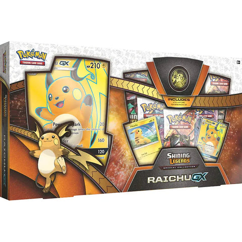 POKEMON TCG SHINING LEGENDS RAICHU GX SPECIAL COLLECTION