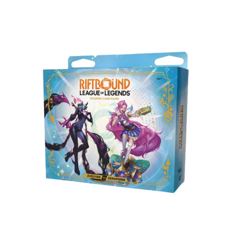 Riftbound Radiance Showdown Deck: Evelynn vs Seraphine, side view