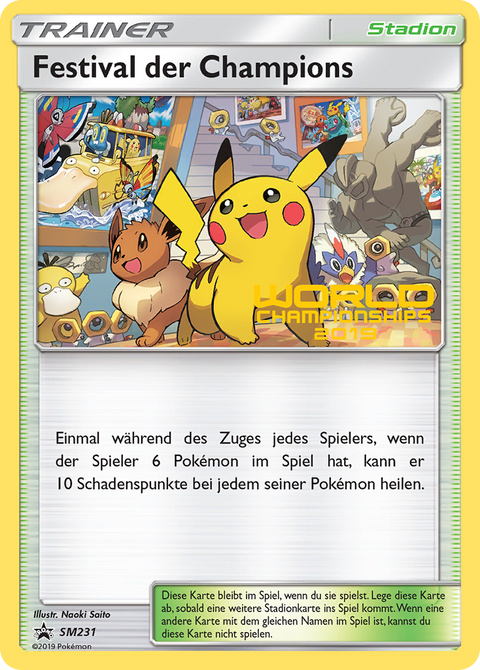 Champions Festival SM231  SM Promos - Promo