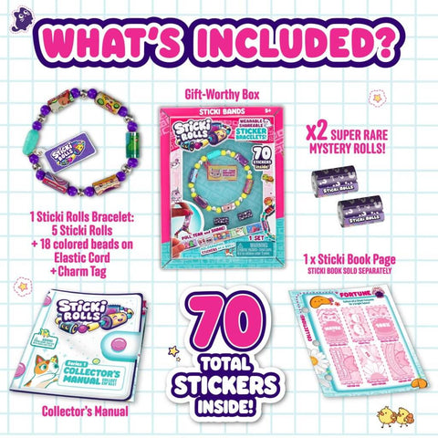 STICKI ROLLS Sticki Band Single Pack 24pc CDU