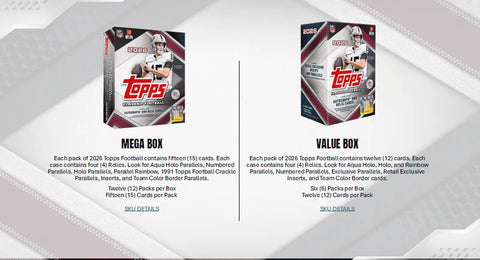 2026 Topps Flagship Football Value Box