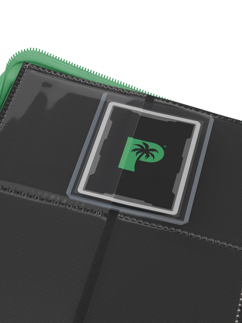 Collector's Series Top Loader Zip Binder - 4 Pocket - Green