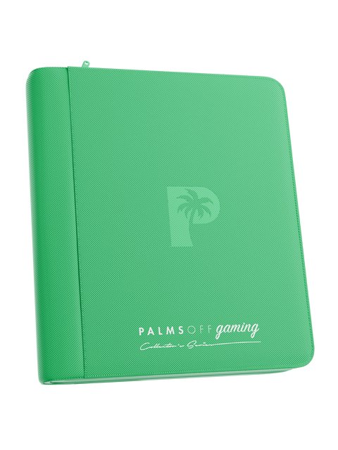Collector's Series Top Loader Zip Binder - 4 Pocket - Green