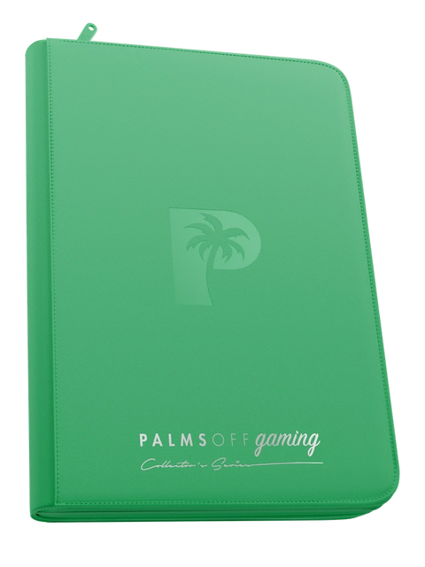 Collector's Series Top Loader Zip Binder - 9 Pocket - Green