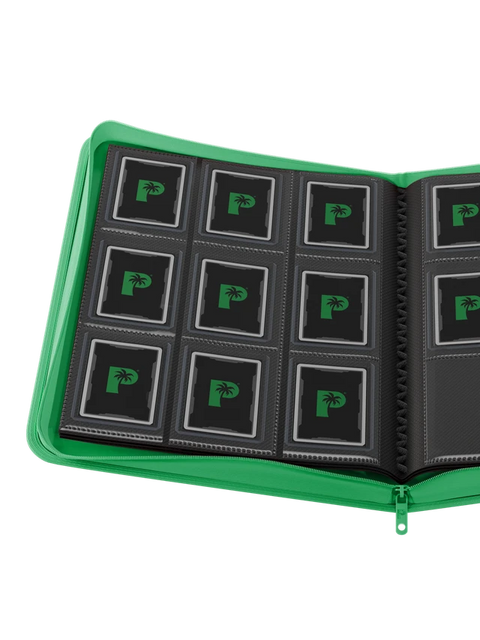 Collector's Series Top Loader Zip Binder - 9 Pocket - Green