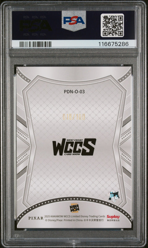 2025 KAKAWOW WCCS LIMITED DISNEY #3 BUZZ LIGHTYEAR GOLD PSA 10