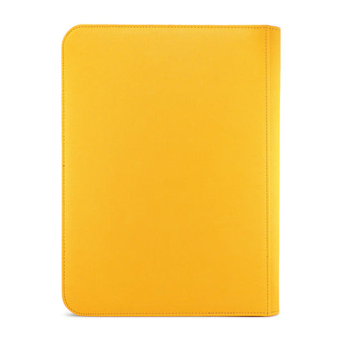 Golden Series - 9 Pocket Zip Binder in Gold