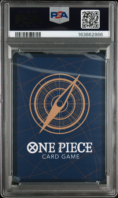 2026 ONE PIECE OP16-THE TIME OF BATTLE #015 MONKEY D. LUFFY ALTERNATE ART PSA 10