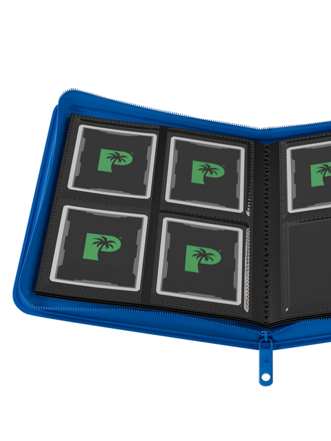 Collector's Series 4 Pocket Zip Trading Card Binder - BLUE