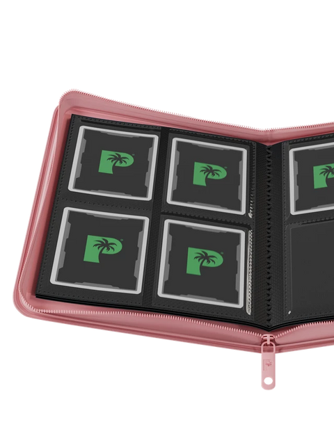 Collector's Series 4 Pocket Zip Binder - Pink