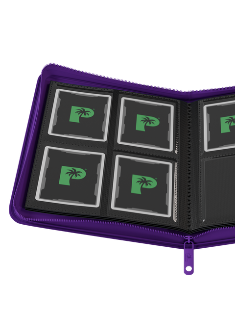 Collector's Series 4 Pocket Zip Trading Card Binder - PURPLE