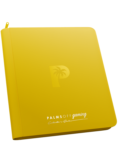 Collector's Series 12 Pocket Zip Trading Card Binder - YELLOW