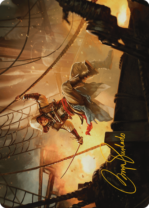 Edward Kenway Art Card (Gold-Stamped Signature) (ASACR-005) - Assassin's Creed Art Series (Borderless)