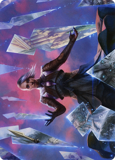 Behold the Multiverse // Behold the Multiverse (ASKHM-010) - Art Series: Kaldheim (Borderless) Foil