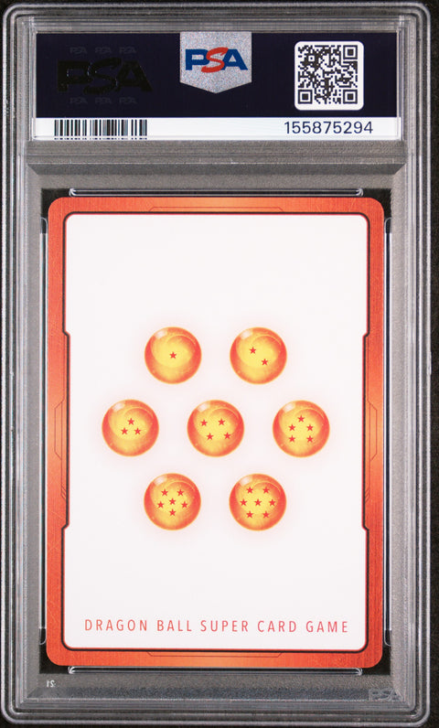 2025 DRAGON BALL SUPER CARD GAME FUSION WORLD MANGA BOOSTER 01 #E-58 ENERGY MARKER PSA 10