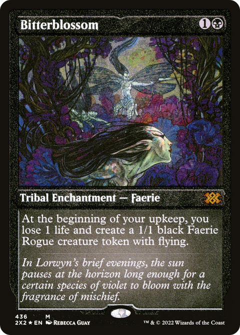 Bitterblossom (2X2-436) - Double Masters 2022 Foil