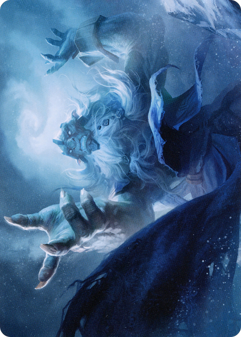 Cyclone Summoner Art Card (ASKHM-013) - Art Series: Kaldheim (Borderless)