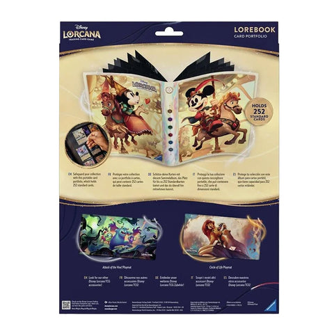 DISNEY LORCANA TCG SERIES 13 ATTACK OF THE VINE PORTFOLIO ICONIC MICKEY MINNIE
