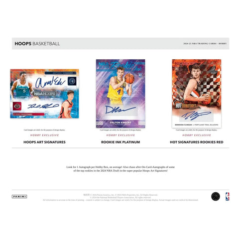 Panini NBA Hoops 2024/2025 Basketball Hobby Box