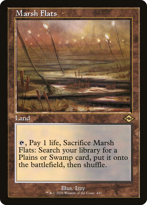 Marsh Flats (Retro Frame) (MH2-437) - Modern Horizons 2 Etched Foil