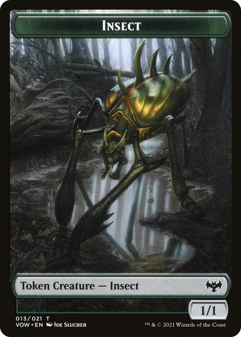 Insect Token (VOW-013) - Innistrad: Crimson Vow Tokens Foil