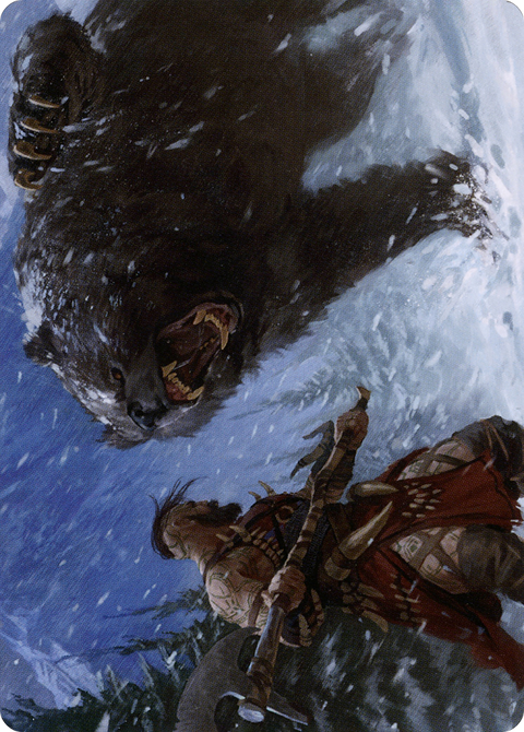 Blizzard Brawl Art Card (ASKHM-041) - Art Series: Kaldheim (Borderless)