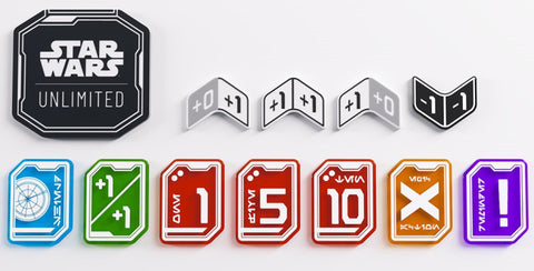 Gamegenic Star Wars Unlimited Acrylic Tokens