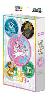 Pokémon Eevee Evolutions Pin Set-Chinese