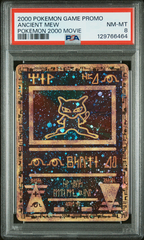 2000 POKEMON GAME MOVIE ANCIENT MEW POKEMON 2000 MOVIE PSA 8