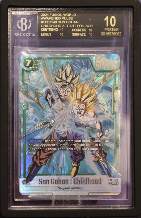 BGS 10 BLACK LABEL Son Gohan : Childhood ALT ART FOIL SCR